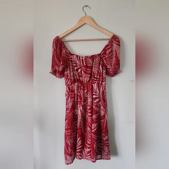 Banana Republic Red Dress Sz XS - Picture 4 of 4